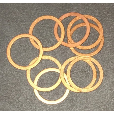 Copper sealing washers