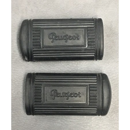 Block type Rubber foot pegs for Peugeot bikes from 1928 to 1940