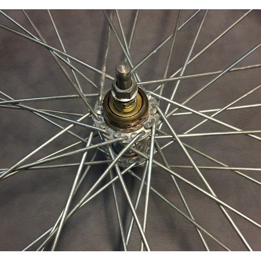 Beaded edge rim wheel